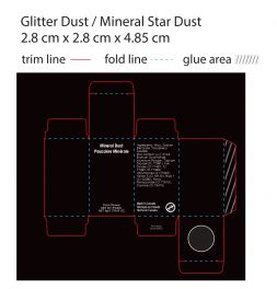 Professional Black Box Shimmer Star Dust
