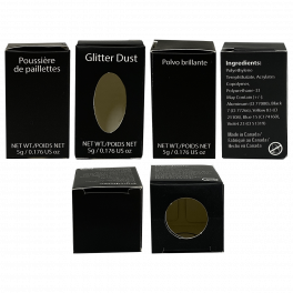 Professional Black Box Glitter