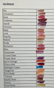Lipgloss All Colors