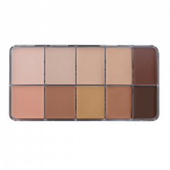 HD Cream Foundation Mixed Palette (10)
