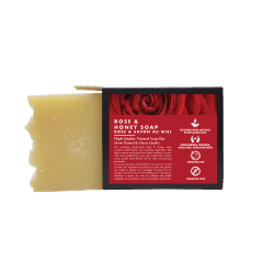 All Natural Rose & Honey Soap Bar 120g